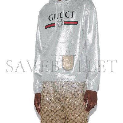 GUCCI HOODIE SILVER 788771